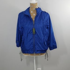 Eddie Bauer women's blue zip up size Medium
